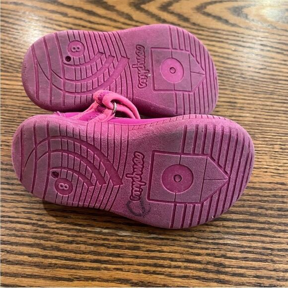 OOMPHIES Toddler Girl Size 8 Mary Jane Style Shoes Pink - Picture 6 of 6